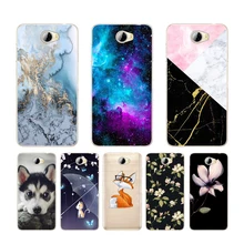 CaseRiver 5.0" Huawei Y5 II Case Cover Soft Silicone Russia Version Huawei Honor 5A LYO-L21 Case Huawei Y5 II Y5II Phone Back