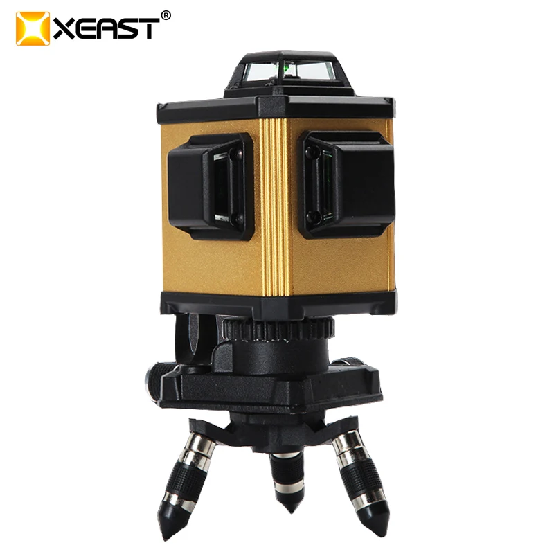 

XEAST XE-93G Electronic Leveling 12 Line 3D Laser Level High precision Green Laser Level Lithium Battery Cross Line