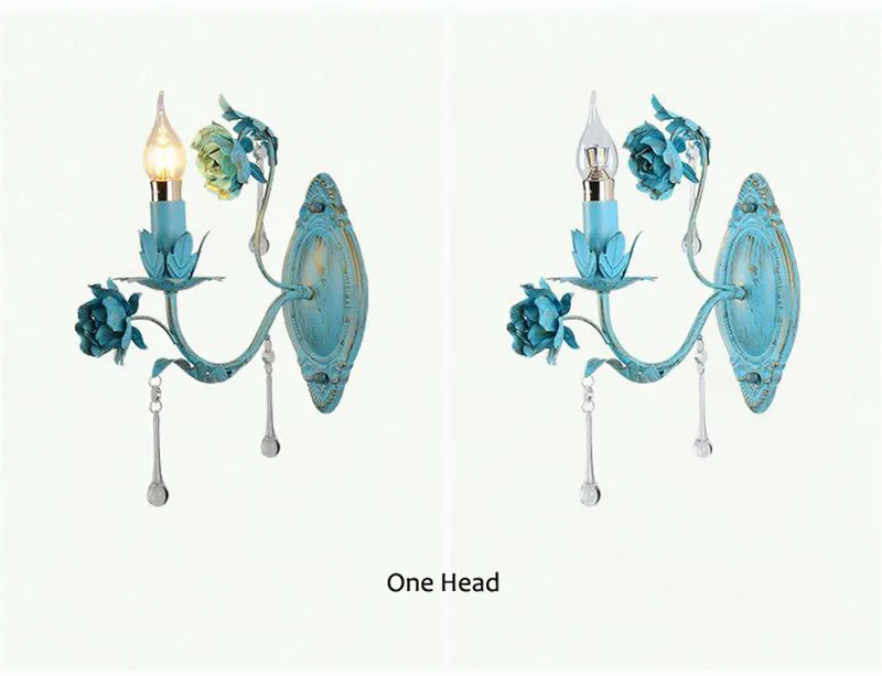 Luxury crystal blue pendant light (23)