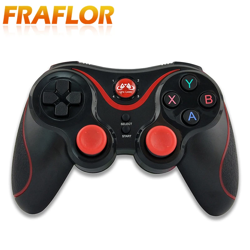 

Gen Game S5 Wireless Gamepads Gaming Controller Remote Control Bluetooth for Android IOS iPhone Tablet PC TV Box Holder Receiver