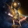 Statue rétro en résine, Titan grec Atlas portant le monde (Bronze) ► Photo 3/4