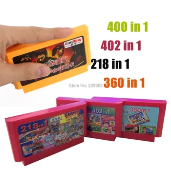 

400 in1 + 360 in 1 + 218 in 1 + 402 in1 Brand new 8bit game card cool game cartridge classical game carts