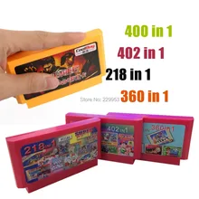 400 in1 + 360 em 1 + 218 em 1 + 402 in1 novo cartão de jogo 8bit jogo legal cartucho clássico carrinhos jogo