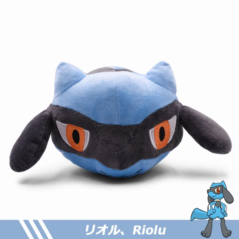 31 см Riolu мультфильм плюшевые игрушки Poket Kawaii позиции сна Riolu Мягкая Плюшевая Кукла игрушки для детей Детские Лучший подарок