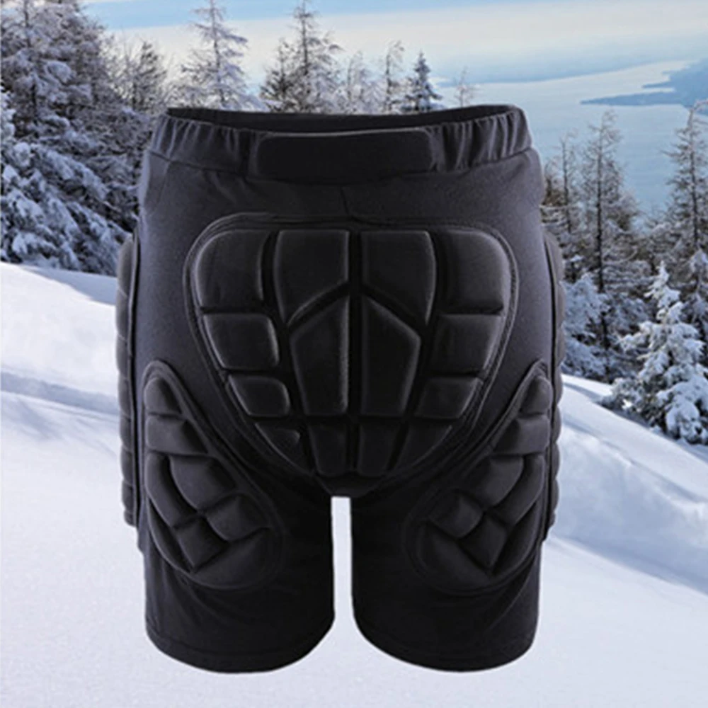 Защитные бедра брюки M/L/XL удобные Сноубординг катание анти-скользящая губка для катания на лыжах Экстремальные виды спорта