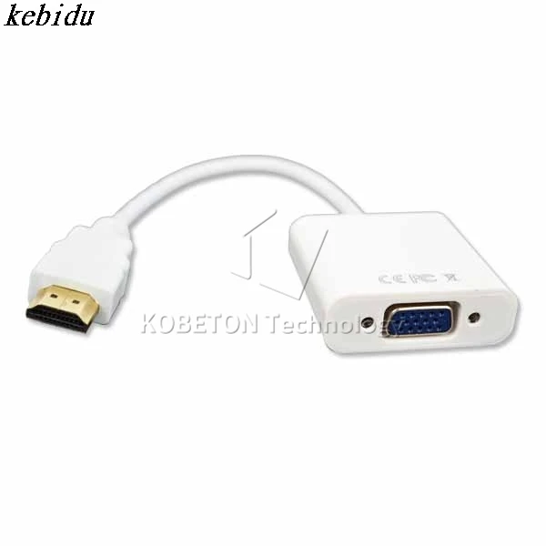 HDMI в VGA адаптер мужской в Famale конвертер адаптер 1080P цифро-аналоговый видео аудио для ПК ноутбук планшет