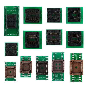 

13pcs Adapter For Superpro Xeltek 610P USB ECU Programmer Burn Block