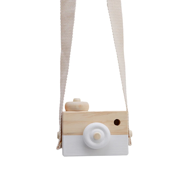 Симпатичные деревянные игрушки Камера Детские висит Камера Опора украшения Развивающие игрушки для детей на день рождения рождественские