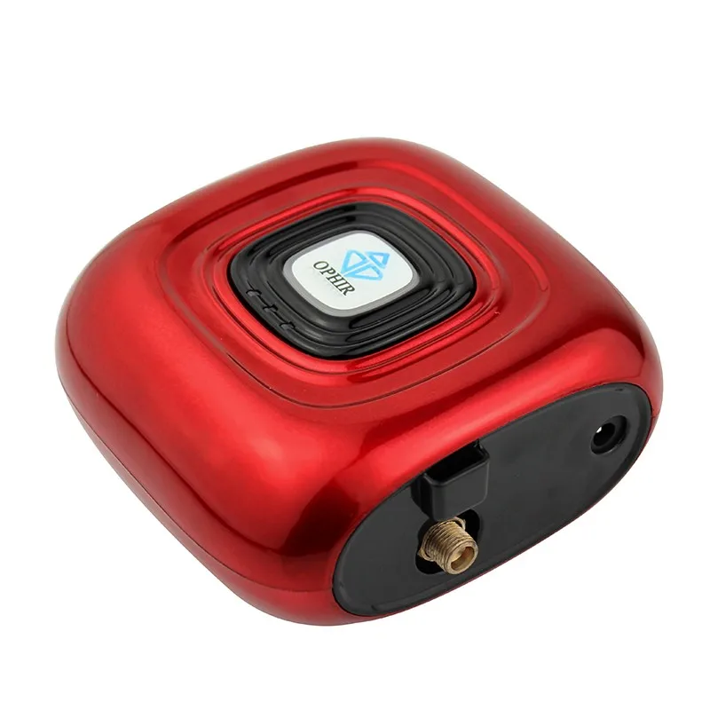 OPHIR красный мини компрессор с 0,3 мм Аэрограф Комплект для торта хобби распыления краскопульт для торта Set_AC123R+ AC124