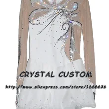 Пользовательские взрослые Фигурное катание на коньках Платья для женщин с спандекс изящные бренд фигурное катание платье для конкурса dr2736