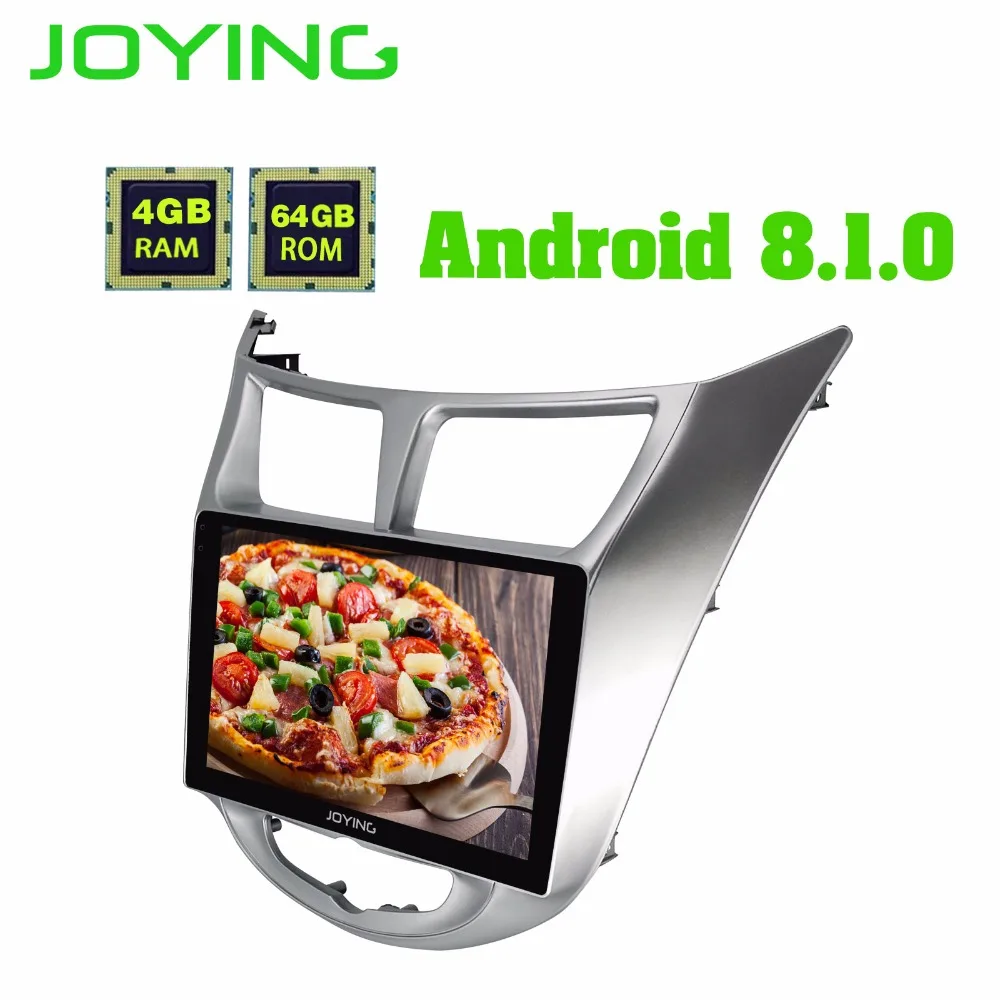 Cheap JOYING 10.1" 2 din Car radio for Hyundai Rena 2010-2015 octa 8core Android 8.1 car BT player gps navigation with 4G RAM 32G ROM 3