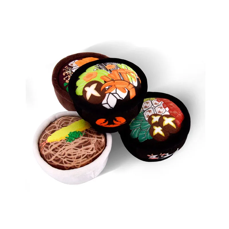 Cute noodles pet dog cat chew Sound squeakers squeaky Toy plush dog