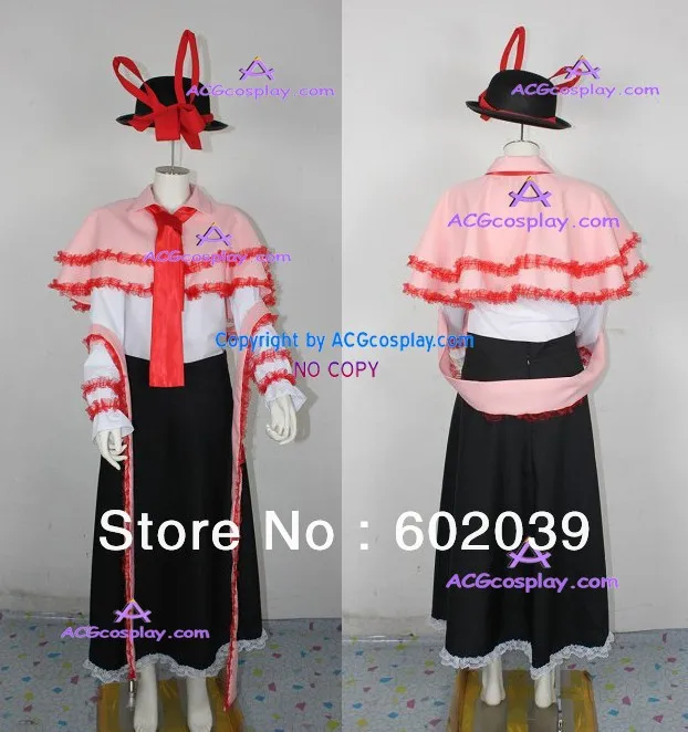 Карнавальный Костюм Touhou Project Scarlet Weather Rhapsody Iku Nagae включает шляпу хорошего качества ACG cosplay