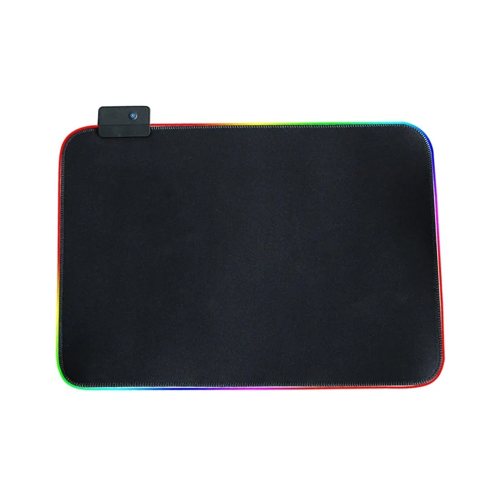 Игровой мышь Pad RGB негабаритных Светящиеся светодиодный Расширенный клавиатура с подсветкой утолщаются Красочные для ПК ноутбук