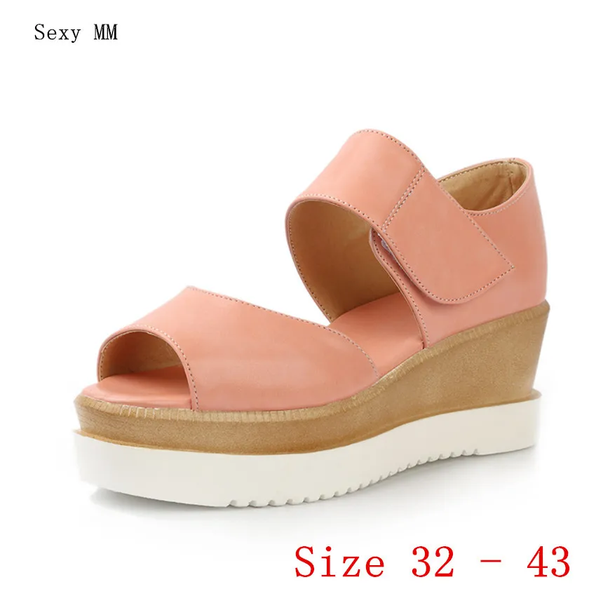 

Slides Platform Sandals Women Shoes Summer Wedges Gladiator Sandals Woman High Heels Sandals Small Plus Size 32 33 - 40 41 42 43