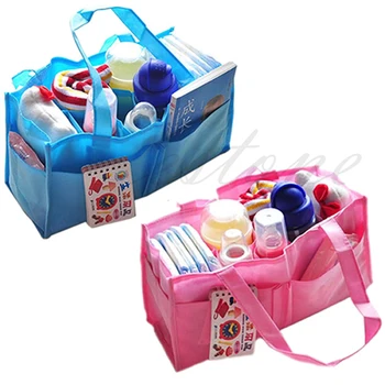 

Outdoor Travel Portable Diaper Bag Baby Divider Storage Organizer Bag Handbag Storage Holder Nappy