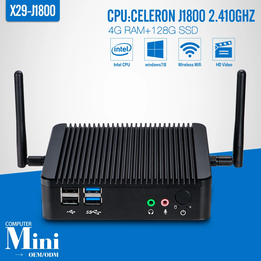 Lowest Price Mini PC ,Tablet Case ,J1800 ,DDR3 4G RAM,128G SSD,WIFI,HDMI,Fanless Motherboard ,Keyboard And Mouse ,Laptop Thin Client