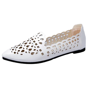 

Nice New Summer Women Shoes Genuine Leather Flats Shoes Female Casual Flat Woman Loafers