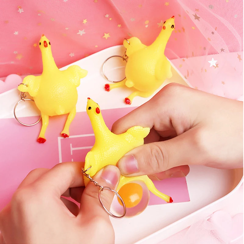 Сжимаемые игрушки анималы Kawaii Jumbo антистресс сжимаемые Игрушки Куриные яйца