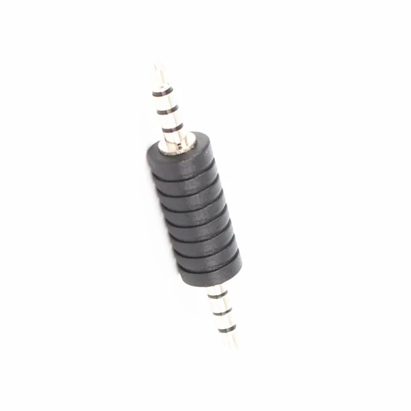 20pcs lot 4 Pole 3 5mm male to male Connector Coupler Adapter Audio Cable Extension for MP3 DVD Headphone Car AUX