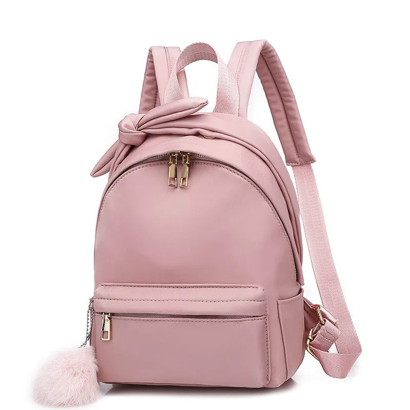 

Female backpack Oxford mini backpack Bow school bags Small bookbag Travel Female designer bags famous brand women bags 2019
