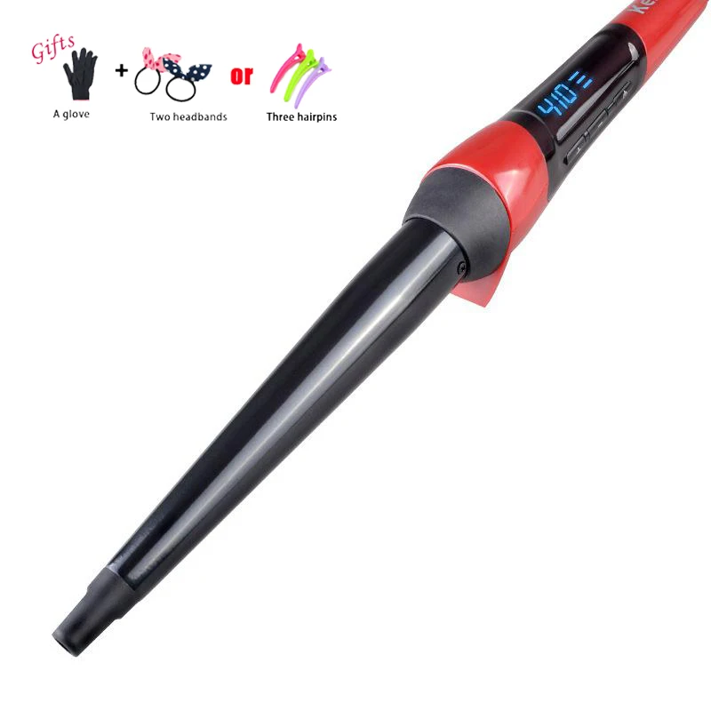 LCD Ceramic Styling Tool Professional Hair Curling Iron Hair Waver Pear Flower Cone Electric Hair Curler Roller Curling Wand C24 LCD Ceramic Styling Tool Professional Hair Curling Iron Hair Waver Pear Flower Cone Electric Hair Curler Roller Curling Wand C24