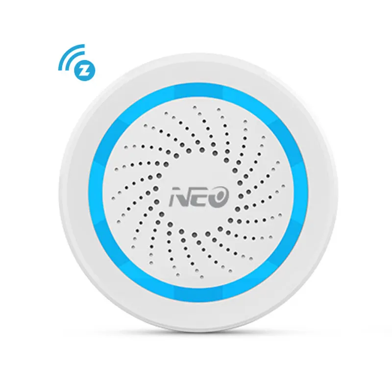 Беспроводная сирена NEO Z wave Plus домашняя Автоматизация питание от батарейки ЕС 868 4