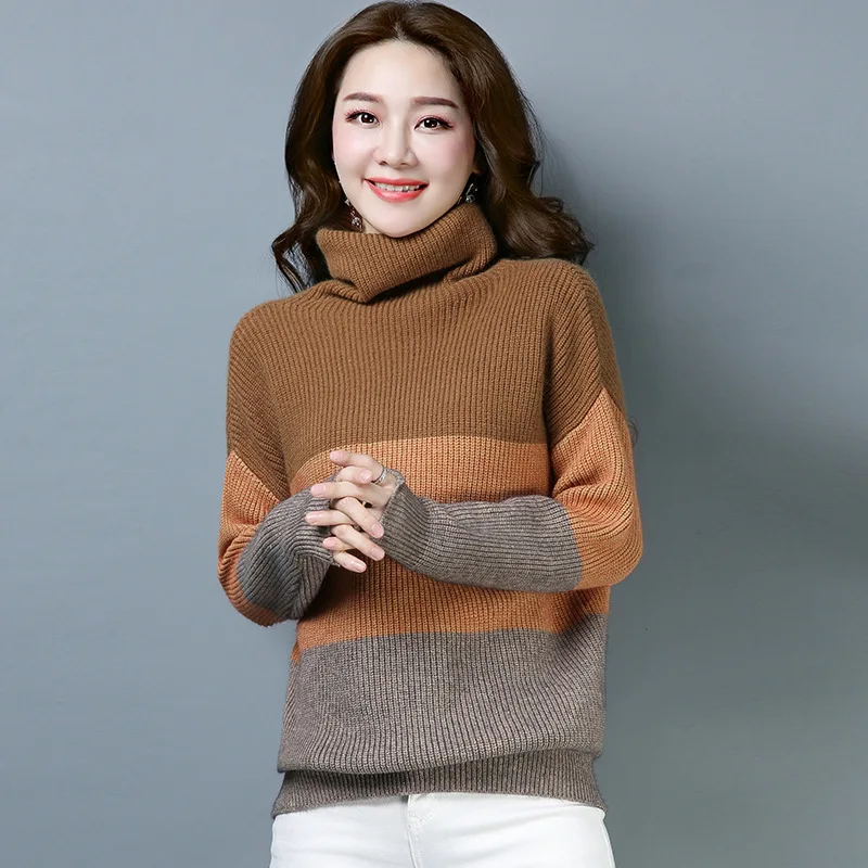 Max LuLu/ Зимние Модные Джемперы в Корейском стиле, женские утепленные трикотажные свитера с высоким воротником, теплые свитера, винтажные шерстяные пуловеры