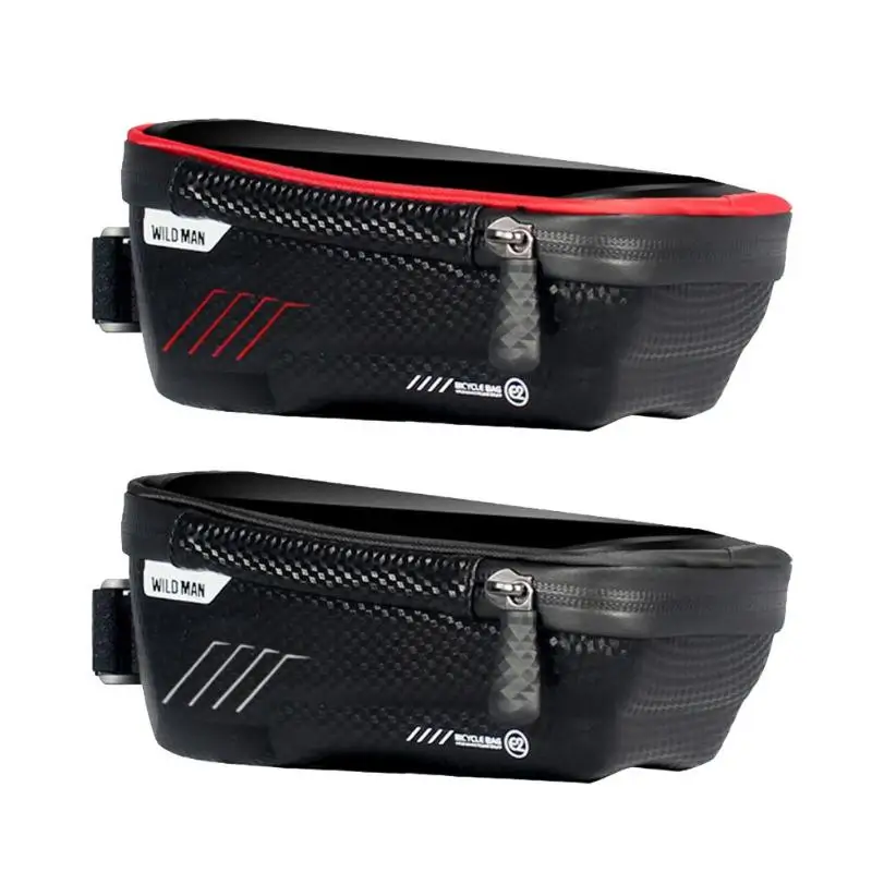 

WILD MAN Bicycle Front Mountain Bike Bag Mobile Phone Case Bicycle