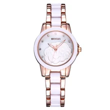Марка WEIQIN Часы Женщин Моды Роскошь Кварц Керамические Часы Леди relojes mujer Женщины Наручные Часы Платье Девушки Clcok