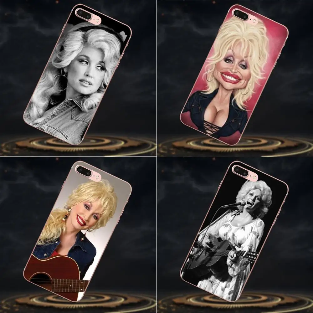 Singer Dolly Parton TPU Art Online Cover Case For Galaxy A3 A5 A7 On5 On7 2015 2016 2017 Grand Alpha G850 Core2 Prime S2 I9082 | Мобильные