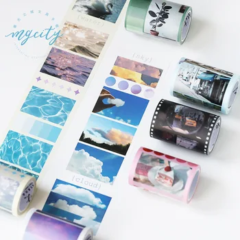 

1pcs/lot DIY Japanese Paper Decorative Adhesive Tape Imaginary series Washi Tape/Masking Tape Stickers