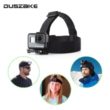 DUSZAKE DG07 Strap For Gopro Hero 5 Mount For GoPro Accessories For Gopro Hero 5 Head Belt For Go pro Hero 6 Xiaomi Yi Eken H9