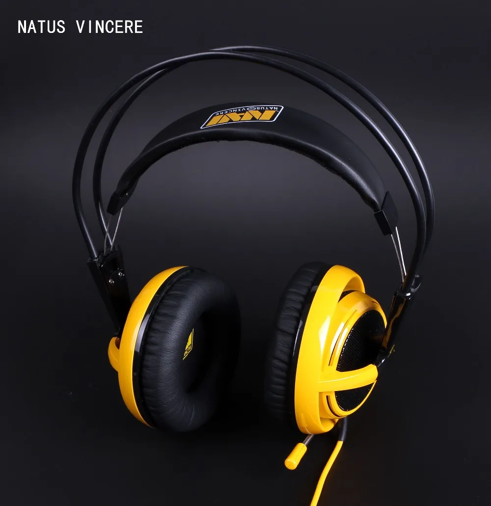  Brand Steelseries Siberia V2 Natus Vincere Edition Gaming Headphone Noise Isolating Game Headphones Headset for Headphone Gamer 