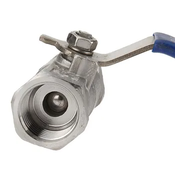 

Free shipping Name:Size:1/2" Dn15 1-piece Valve 304 Ball Valve, Thread Valve Stainless Steel Ball Valve