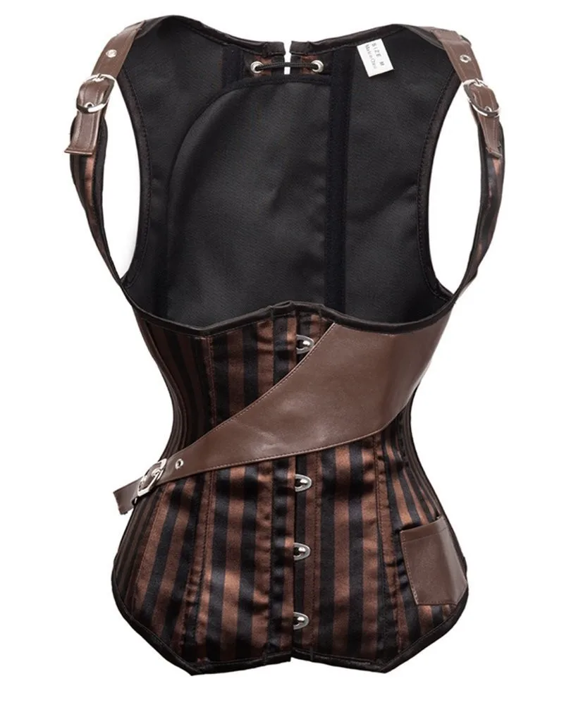 Wholesale-Plus-Size-S-XXL-2015-Sexy-Striped-Steel-Boned-Steampunk-Corsets-Thong-Sexy-Lingerie-Hot (1)