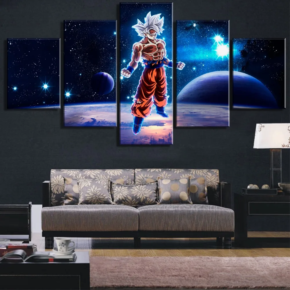 

5 Piece HD Print Large Dragon Ball Exoplanet Cuadros Decoracion Paintings on Canvas Wall Art for Home Decorations Wall Decor