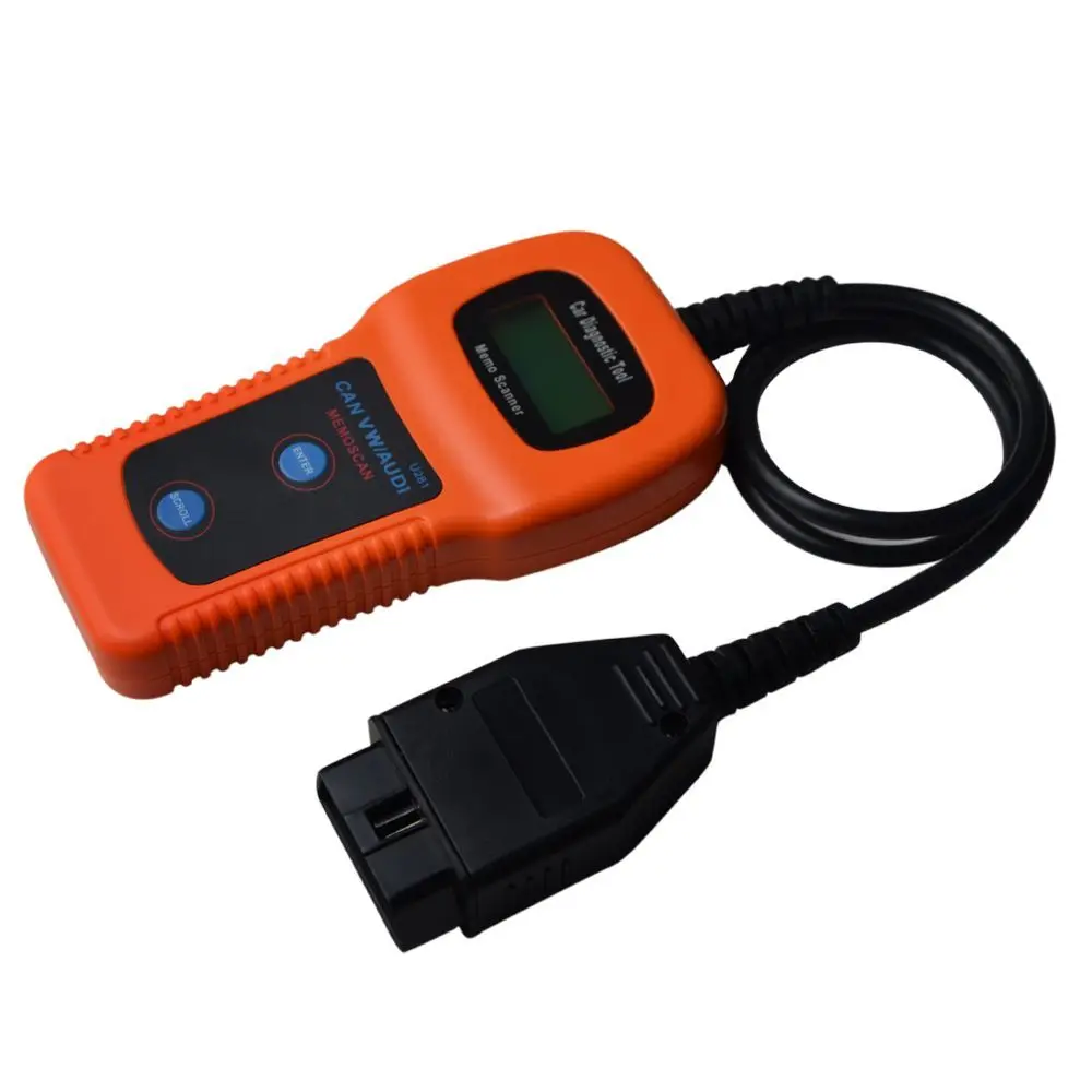 U281 OBD2 считыватель кода EOBD подушка безопасности для авто CAN-BUS двигателя код по умолчанию диагностический сканер для VW/Audi