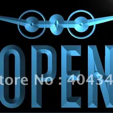 LK731 открыть турагент самолёте светодиодный знак неонового света