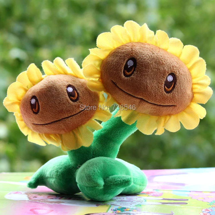 NEW FREE FAST USA SHIPPING Plants vs Zombies Sunflower Plush Toy