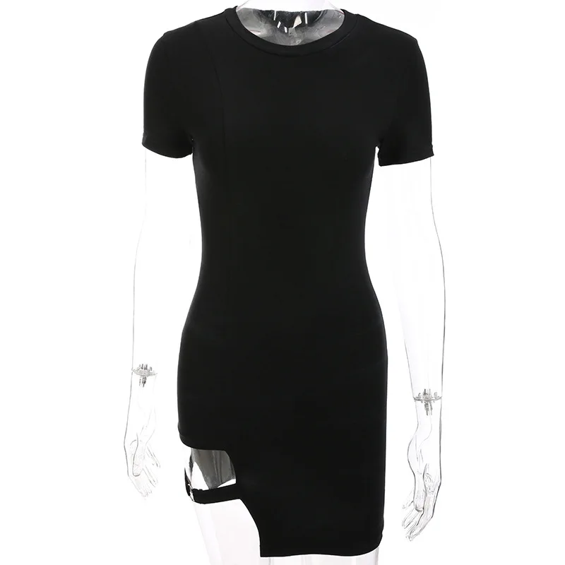 Сексуальное платье, женское готическое черное однотонное платье-карандаш, стрейчевое женское обтягивающее уличное однотонное женское Клубное новое модное сексуальное платье для женщин