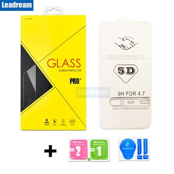 

Leadream Free DHL 525Pcs 5D Clear Curved edge Tempered Glass for iPhone 6 6s 7 8 Plus for iPhone X XR XSMAX with package