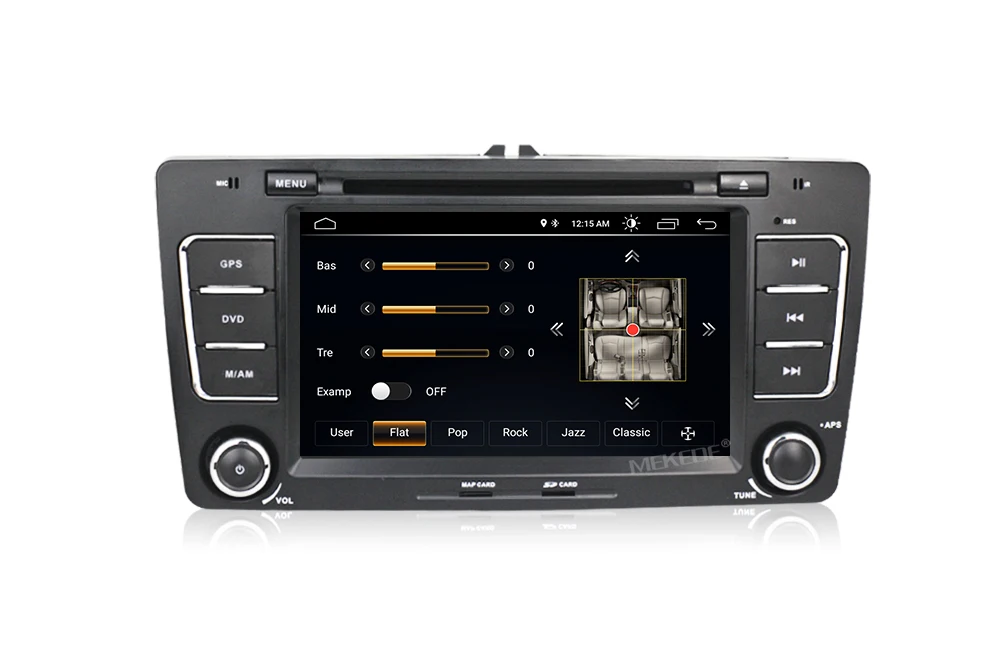 Clearance 2Din Android8.0 free shipping mic gift car audio for Skoda Octavia A5 car dvd player gps navigator bluetooth rds with map gift 17