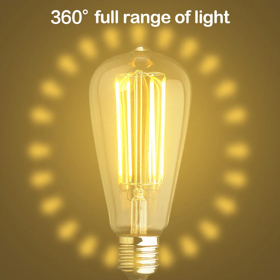 E14 Vintage Candle LED Filament Bulb E27 Retro Edison Lamp Light Globe Chandelier Lighting COB Home Decor Energy Saving Hot sale