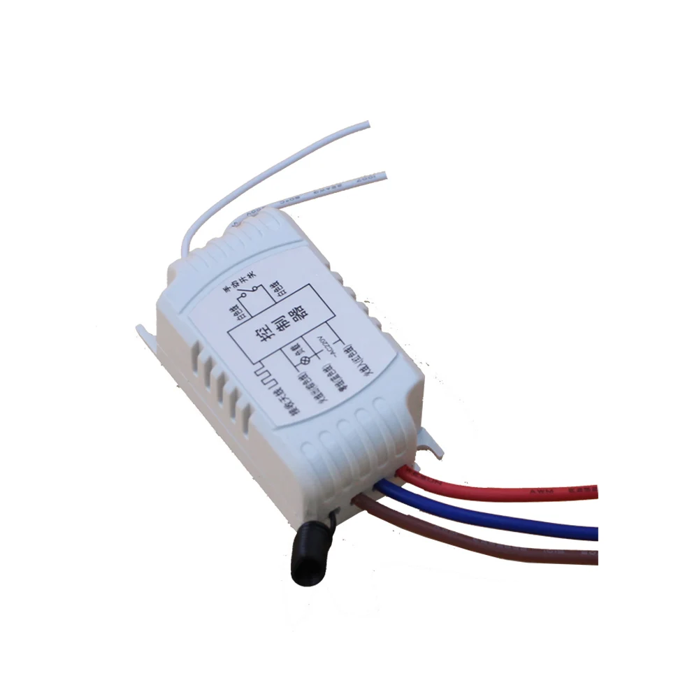 New AC220V 1CH Radio Controller RF Wireless Relay Remote Control Switch 315 MHZ 433 MHZ 1 Wall Round Transmitter+4 Receiver