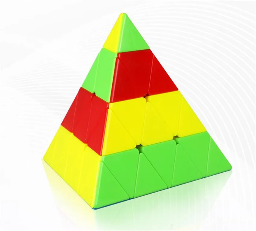QY Cube Qiyi mofangge 4x4x4 треугольная пирамида Кубик Рубика для профессионалов кубик-головоломка для детей игрушки подарок обучающая игрушка