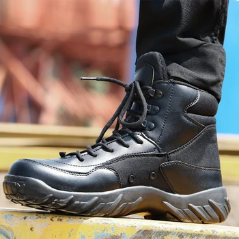 

Military Men Boots Black Tactical Army Combat Shoes Mens Botas Special Force Autumn Tactico Black Ankle Boots Sapato Masculino