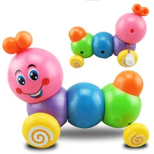 Мультяшная гусеница, Детские заводные игрушки, детские развивающие игрушки для новорожденных, заводные винтажные игрушки для детей