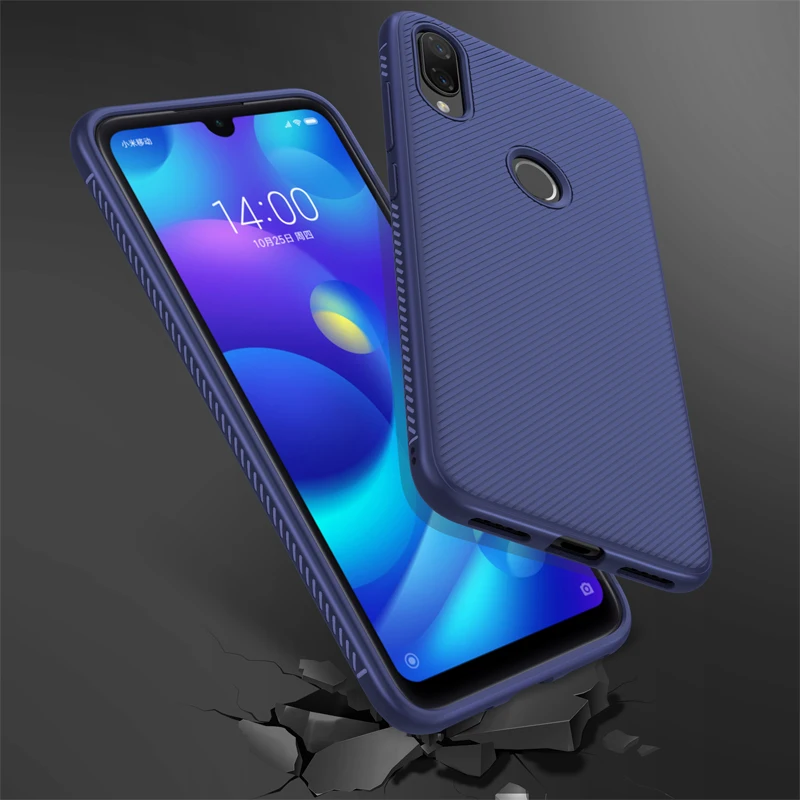 

For Xiaomi Mi Play Case Silicone Carbon Fiber Texture Soft TPU Back Cover Coque For Xiaomi Mi Play Xiomi MiPlay Phone Case Funda