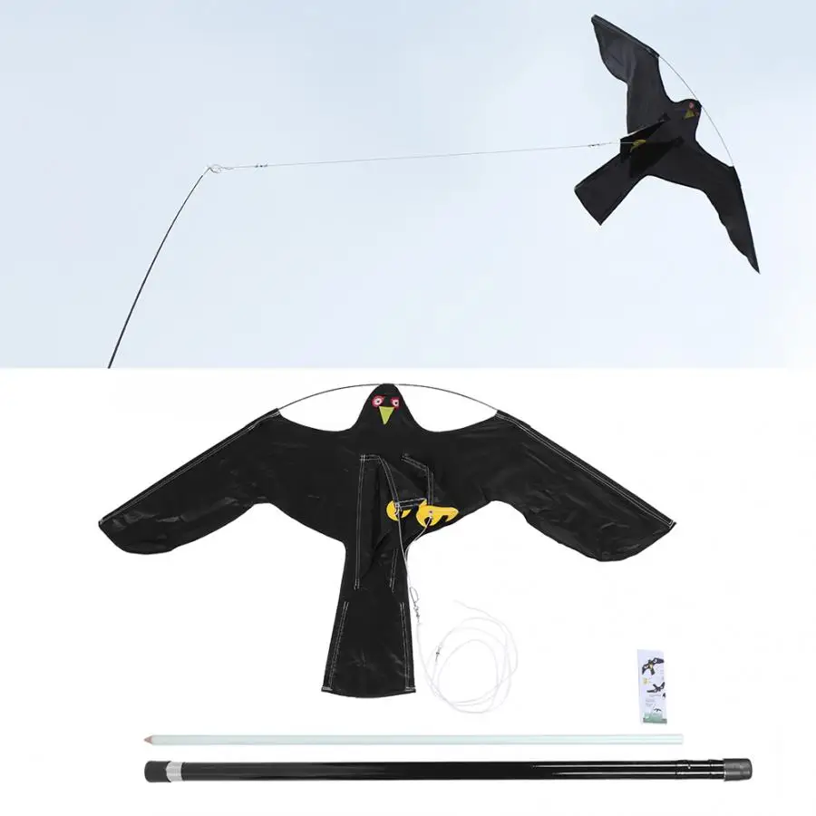 

Bird Scarer Flying Hawk Extendable Bird Repeller Scarer Flying Kite With 7m Telescopic Pole Bird Scarer Drive Bird Kite